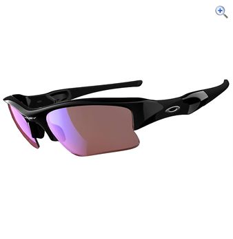 Oakley Flak Jacket XLJ Golf Specific (Jet Black) - Colour: JET BLACK